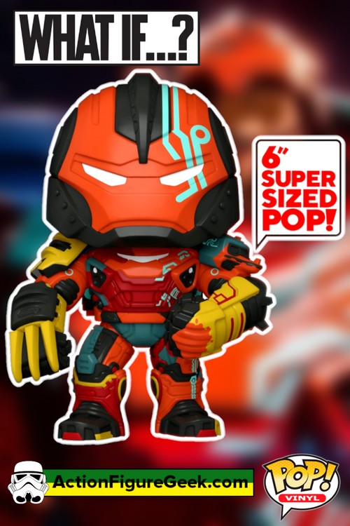 1463 What If Sakaarian Iron Man Super 6 1/2-Inch Funko Pop!