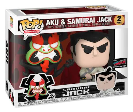 Product image - Funko Pop Samurai Jack - Aku & Samurai Jack - 2019 NYCC