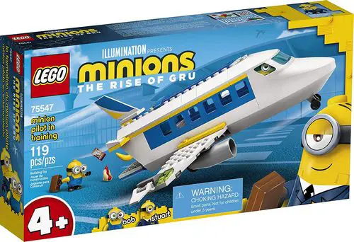 Product image - LEGO Minions: Minion Pilot in Training 75547 (119 Pieces)