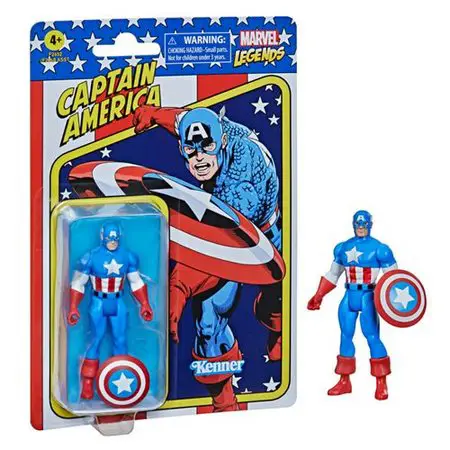 Product image Retro Marvel Legends Captain America Wave 1 Action Figure