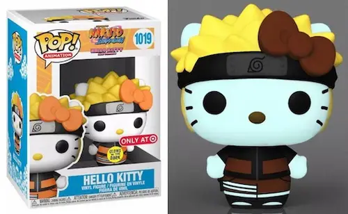 1019 Hello Kitty - Naruto and Hello Kitty GITD - Target Exclusive