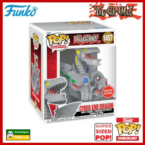 1457 Cyber End Dragon 6-Inch Funko Pop! GameStop Exclusive and Funko Special Edition