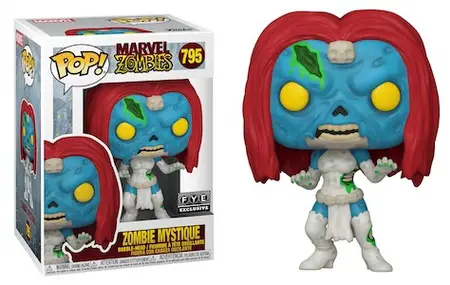 Product image - 795 Zombie Mystique - FYE Exclusive - Best Funko Pop Marvel Zombies - Checklist and Buyers Guide
