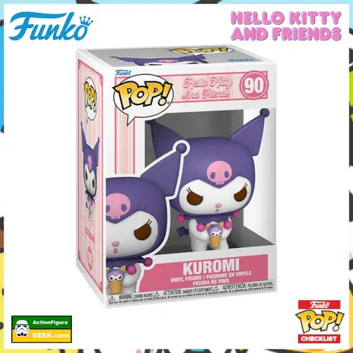 90 Hello Kitty and Friends Kuromi with Dessert Funko Pop!