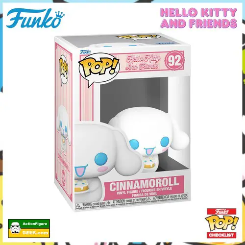 92 Hello Kitty and Friends Cinnamoroll with Dessert Funko Pop!