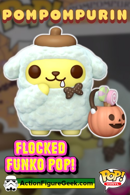 95 Pompompurin - Pompompurin Flocked BoxLunch Exclusive and Special Edition