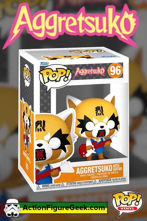 96 Aggretsuko - Aggretsuko with Guitar Funko Pop!