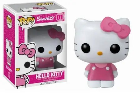 Product image - Hello Kitty Funko Pop - Hello Kitty 01 - Hello Kitty Funko Pop Checklist