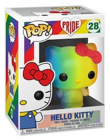 Product Image - Hello Kitty Funko Pop Checklist Pride Kitty - Hello Kitty Funko Pop Checklist