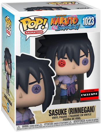 Product image -  Sasuke Uchiha (Rinnegan) 1023 - AAA Anime Exclusive - Naruto Funko Pop list