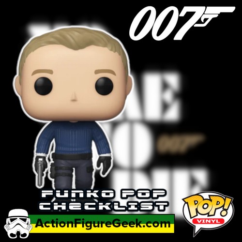 007 NO TIME TO DIE FUNKO POP CHECKLIST