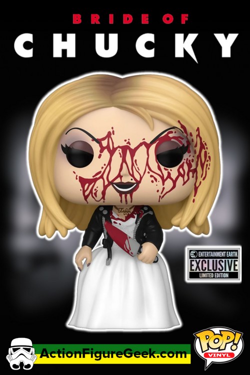 1695 Bride of Chucky - Tiffany - Bloodied Funko Pop! Entertainment Earth Exclusive