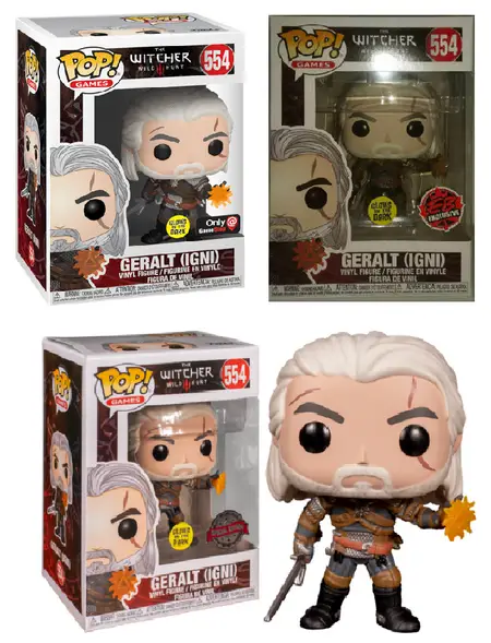 Product image - 554 Geralt (Igni) GITD - GameStop EB Games Exclusives and Special Edition