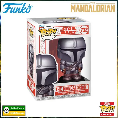 732 Star Wars - The Mandalorian Holiday Mandalorian Funko Pop!