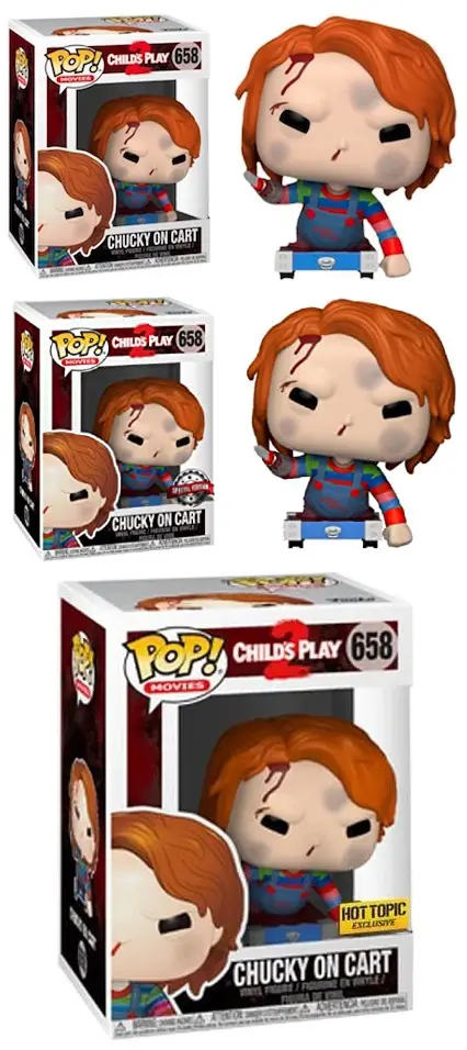 Product images - 658 Chucky on Cart - Hot Topic Exclusive and Special Edition- Funko Pop Chucky Figures Checklist
