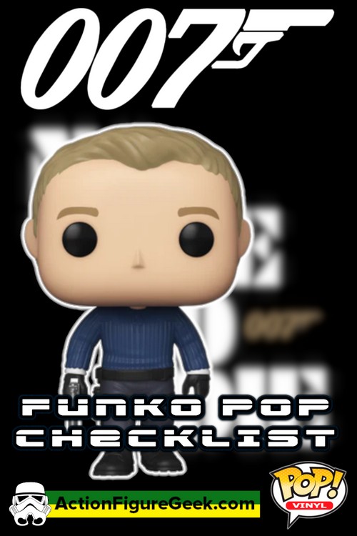 NO TIME TO DIE FUNKO POP CHECKLIST