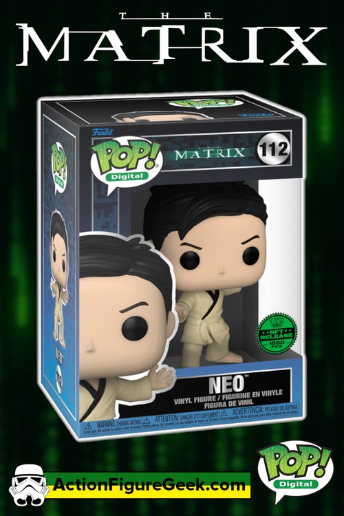 112 The Matrix -  Neo NFT Digital Funko Pop! (1550 PCS)