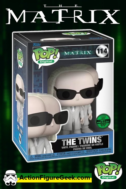 114 The Matrix -  The Twins NFT Digital Funko Pop! (1550 PCS)