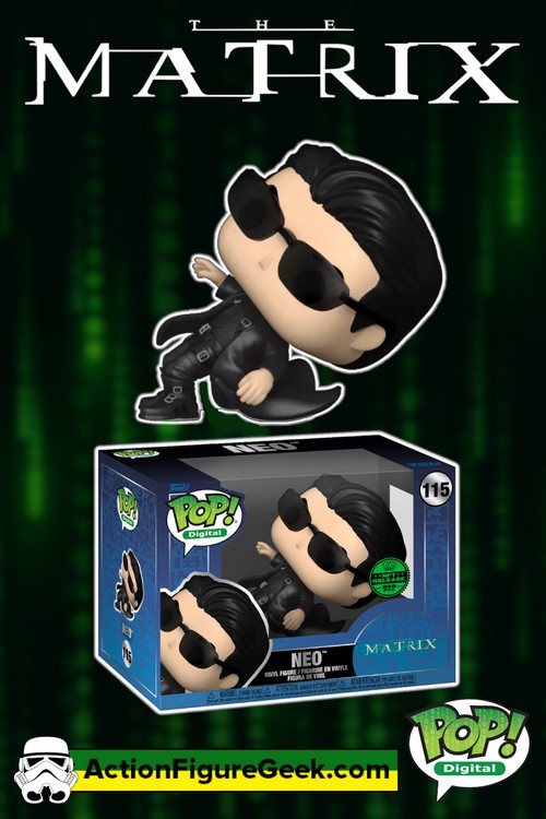 115 The Matrix -  Neo NFT Digital Funko Pop! (999 PCS)