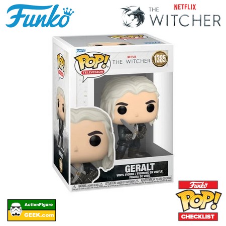 1385 Geralt with Sword Funko Pop! - The Witcher Netflix Funko Pop Checklist