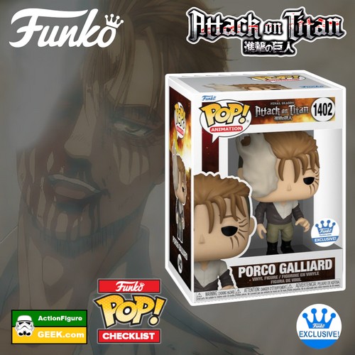 Funko Pop Attack on Titan Checklist, Gallery, Exclusives, Variants