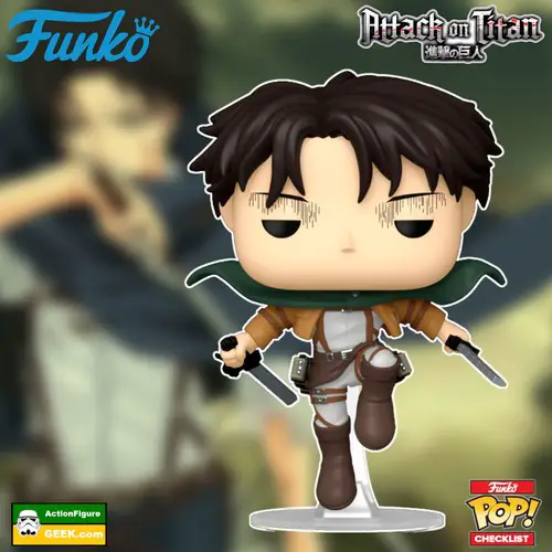 1625 Attack on Titan Levi with Swords Funko Shop Exclusive