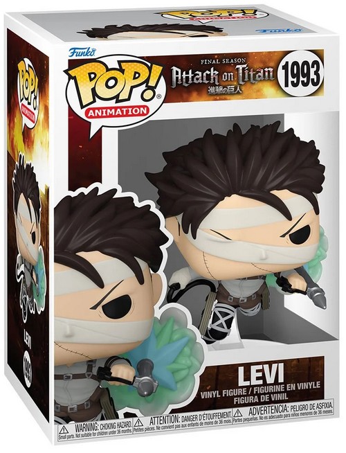 1993 Attack on Titan Levi SP-1 Funko Pop!