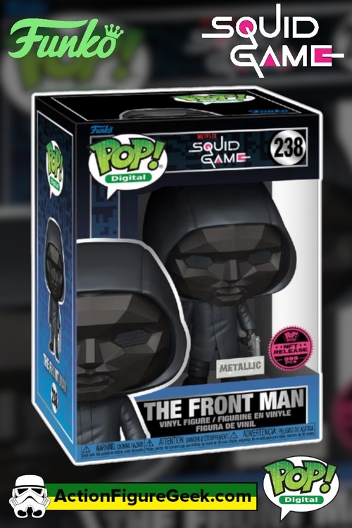 238 Squid Game - The Front Man Metallic NFT Digital Funko Pop! (999 PCS)