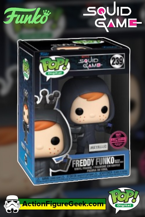 239 Squid Game - Freddy Funko as The Front Man Metallic NFT Digital Funko Pop! (2200 PCS)