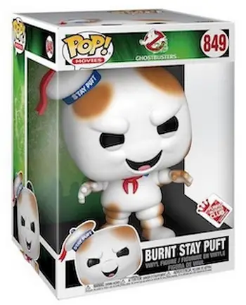 Burnt Stay Puft 10 inch 849 - GameStop Exclusive - Stay Puft Funko Pop Figures Checklist
