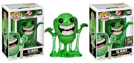 Product image - Ghostbusters 108 Slimer and Slimer GITD - 2014 SDCC Exclusive Limited to 2400 Pieces
