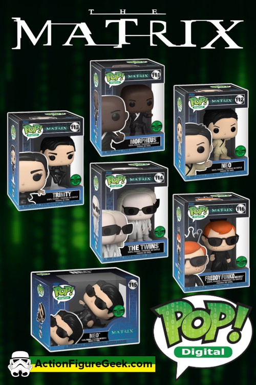 The Matrix NFT Digital Funko Pop! Buyers Guide and Gallery