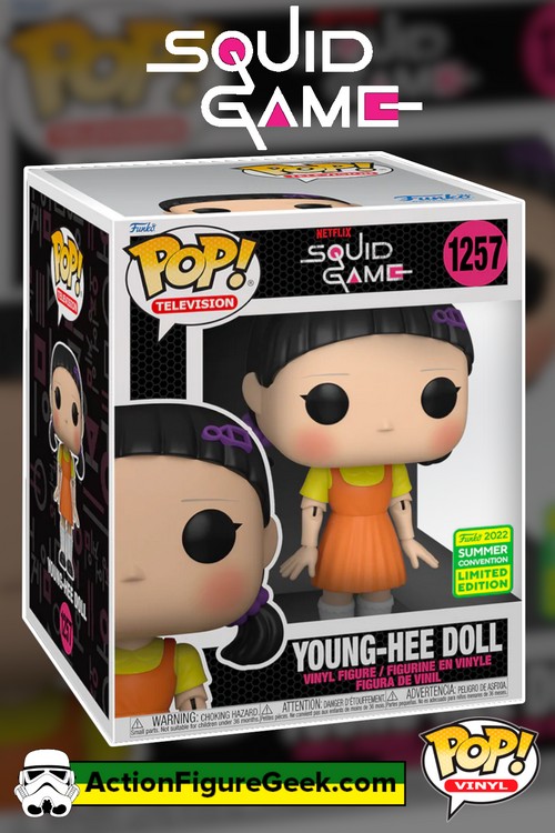 1257 Squid Game Young-Hee Doll SDCC 2022 6-Inch Exclusive Funko Pop!