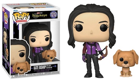 Product image - Kate Bishop 1212 with Lucky the Pizza Dog - Hawkeye Series Funko Pop