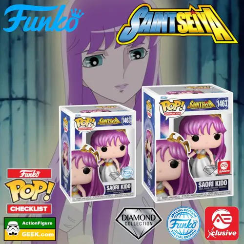 1463 Saint Seya – Saori Kido Diamond Glitter Funko Pop! AE Exclusive and Funko Special Edition