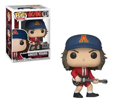 AC DC Funko Pop and Angus Young Funko Pop Checklist, Buyers Guide