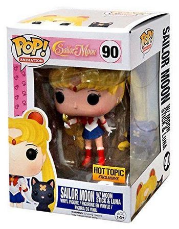Product image Sailor Moon with Moon Stick and Luna 90 - Hot Topic Exclusive and Special Edition