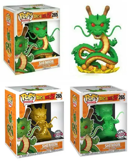 Product image 265 Shenron 6" Galactic Toys Exclusive - Gold Hot Topic Exclusive - Jade Hot Topic Exclusive and Special Editions