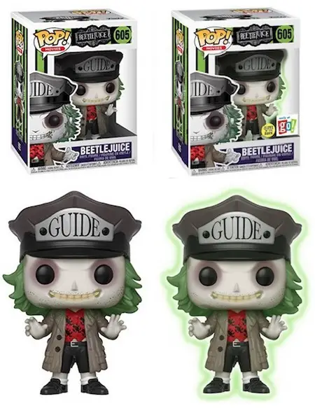 Product image 605 Beetlejuice with Guide Hat and Beetlejuice with Hat GITD - Go! Calendars Exclusive