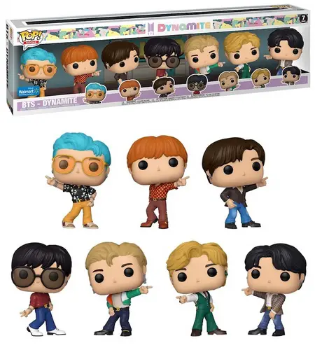 Product image BTS Funko Pop Dynamite 7-Pack - Walmart Exclusive