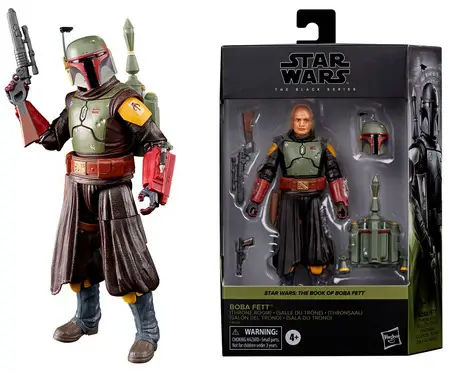 Product image - Star Wars - Black Series - Boba Fett (Throne Room) Deluxe 6-Inch Action Figure