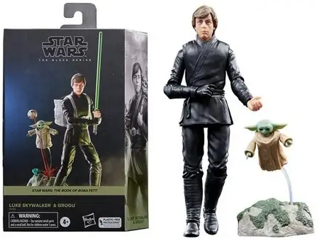 Product image Star Wars The Black Series Luke Skywalker & Grogu 6-Inch Action Figures