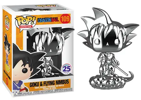 Product image 109 Goku & Flying Nimbus Silver Chrome - Funimation