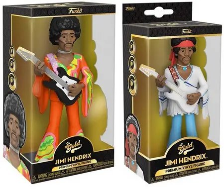 Product images Jimi Hendrix 12- inch and 5-Inch Vinyl Gold Figures