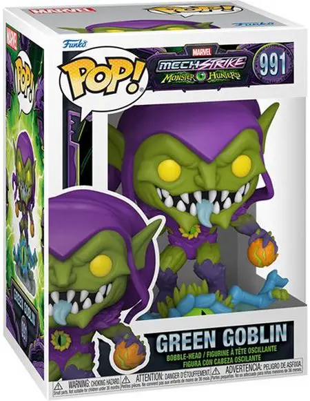 Product image 991 Marvel Monster Hunters Green Goblin Mech Strike Funko Pop