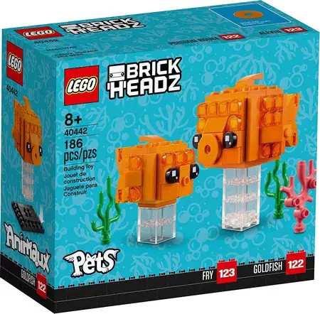 Product image 40442 Goldfish LEGO BrickHeadz Pets Set