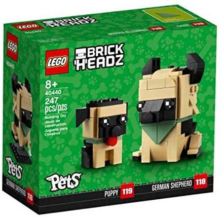Product image 40440 German Shepherds BrickHeadz Pets LEGO Set 2-pack