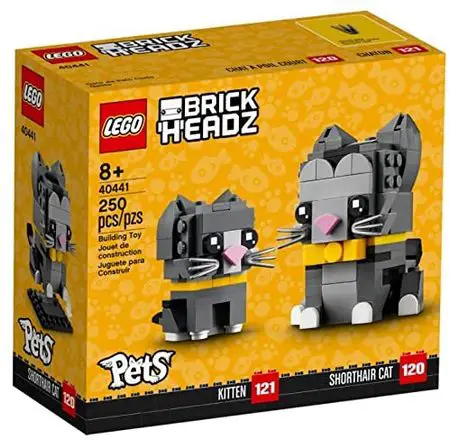 Product image 40441 Shorthair Cats BrickHeadz Pets LEGO Set 2-pack