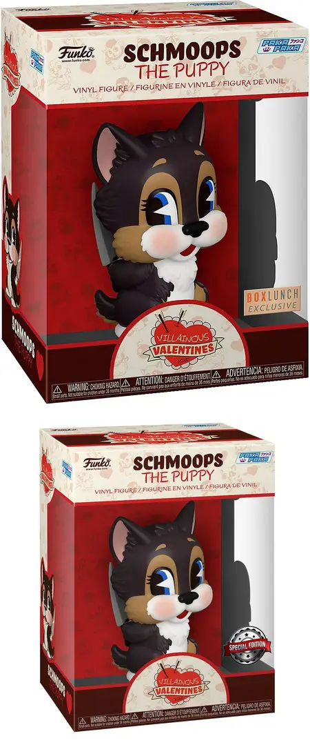 Product image Villainous Valentines Schmoops the Puppy Vinyl Figure - BoxLunch Exclusive and Special Edition