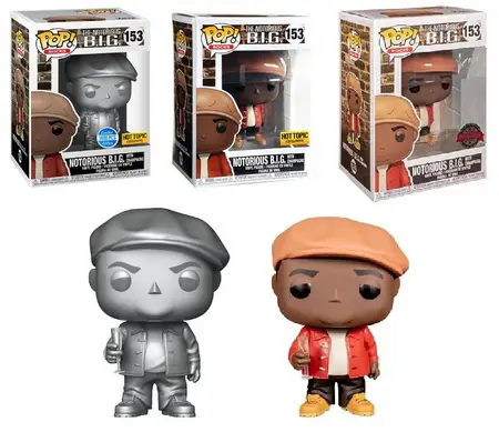 Product image 153 Notorious B.I.G. with Champagne - Hot Topic - Notorious B.I.G. with Champagne Platinum - Hot Topic Exclusive and Special Edition